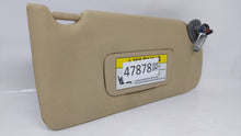 2004-2008 Acura Tl Passenger Right Sun Visor Sunvisor Tan - Oemusedautoparts1.com