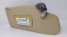 2004-2008 Acura Tl Passenger Right Sun Visor Sunvisor Tan - Oemusedautoparts1.com