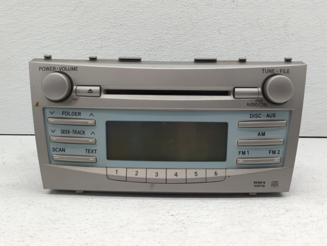 2007-2009 Toyota Camry Radio AM FM Cd Player Receiver Replacement P/N:86120-06181 86120-06182 Fits 2007 2008 2009 OEM Used Auto Parts