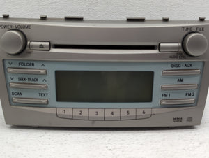 2007-2009 Toyota Camry Radio AM FM Cd Player Receiver Replacement P/N:86120-06181 86120-06182 Fits 2007 2008 2009 OEM Used Auto Parts