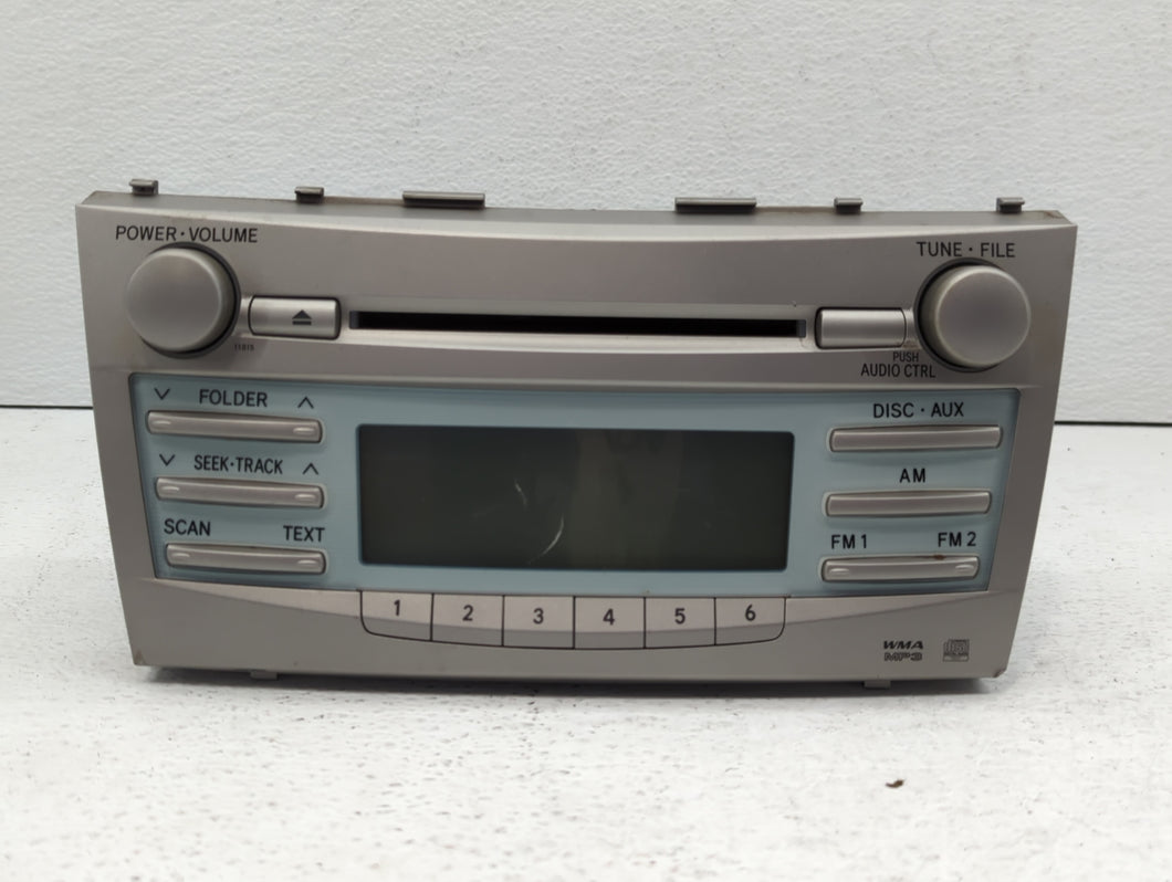 2007-2009 Toyota Camry Radio AM FM Cd Player Receiver Replacement P/N:86120-33890 86120-06182 Fits 2007 2008 2009 OEM Used Auto Parts