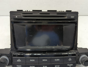 2016-2017 Hyundai Tucson Radio AM FM Cd Player Receiver Replacement P/N:96560-D33304X 96180-D31004X Fits 2016 2017 OEM Used Auto Parts