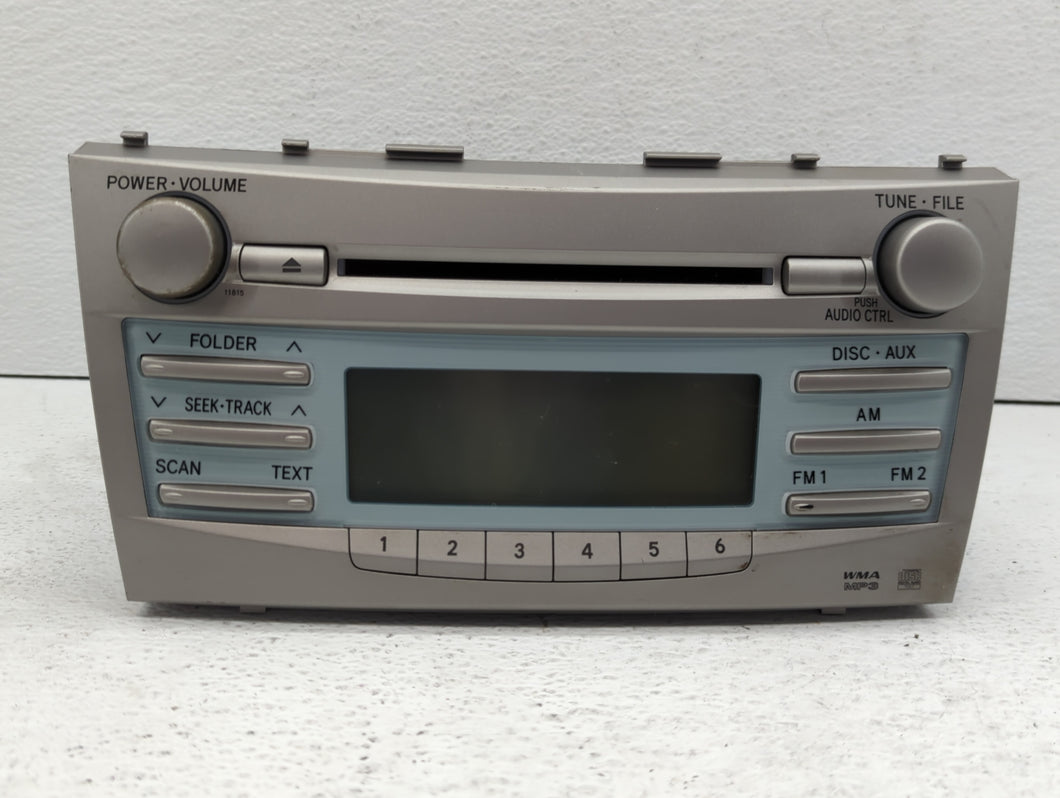 2007-2009 Toyota Camry Radio AM FM Cd Player Receiver Replacement P/N:86120-06182 86120-06180 Fits 2007 2008 2009 OEM Used Auto Parts