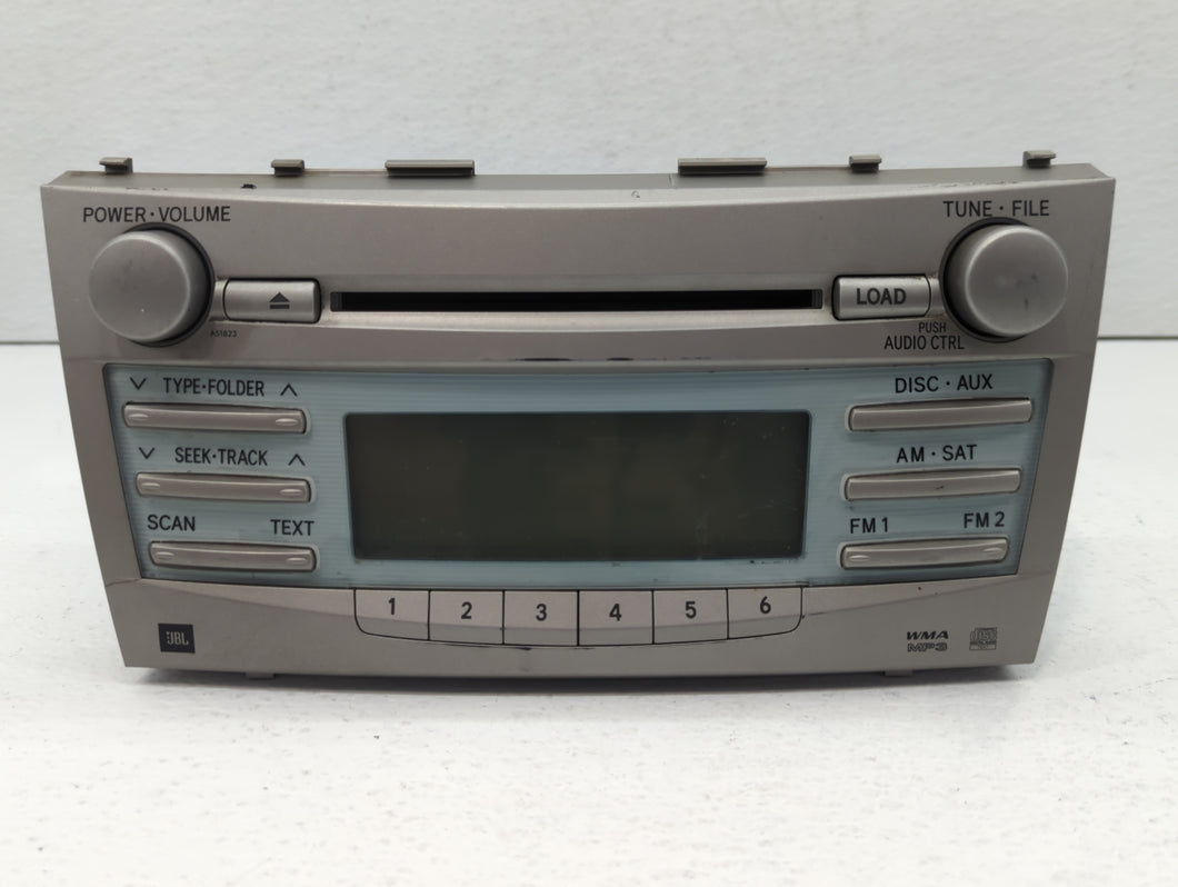 2007-2009 Toyota Camry Radio AM FM Cd Player Receiver Replacement P/N:86120-06191 86120-06190 Fits 2007 2008 2009 OEM Used Auto Parts