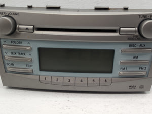 2007-2009 Toyota Camry Radio AM FM Cd Player Receiver Replacement P/N:86120-06182 86120-06180 Fits 2007 2008 2009 OEM Used Auto Parts