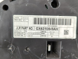 2018-2019 Jaguar Xf Instrument Cluster Speedometer Gauges P/N:GX6310849AH Fits 2018 2019 OEM Used Auto Parts