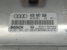 2005 Audi A8 PCM Engine Computer ECU ECM PCU OEM P/N:4E0 907 560 Fits OEM Used Auto Parts