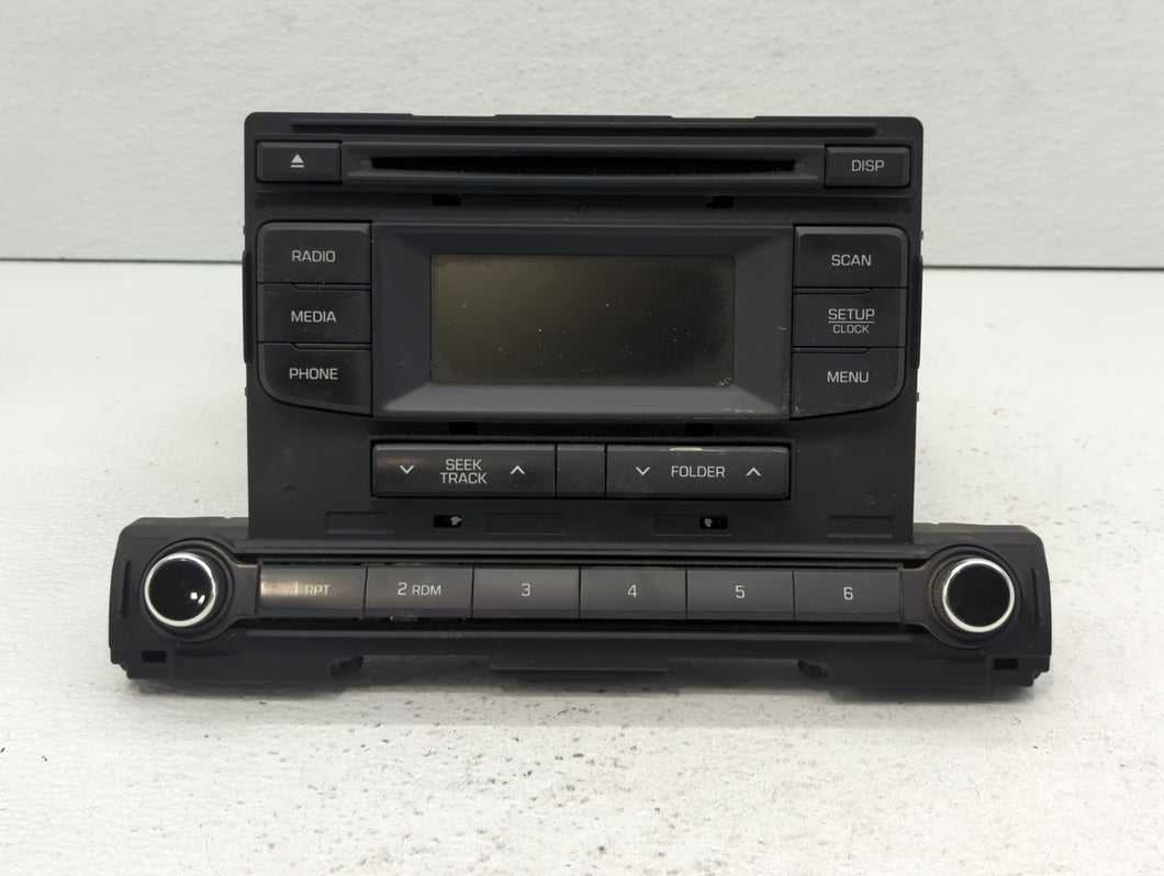 2017-2018 Hyundai Elantra Radio AM FM Cd Player Receiver Replacement P/N:96170F2220UAT Fits 2017 2018 OEM Used Auto Parts