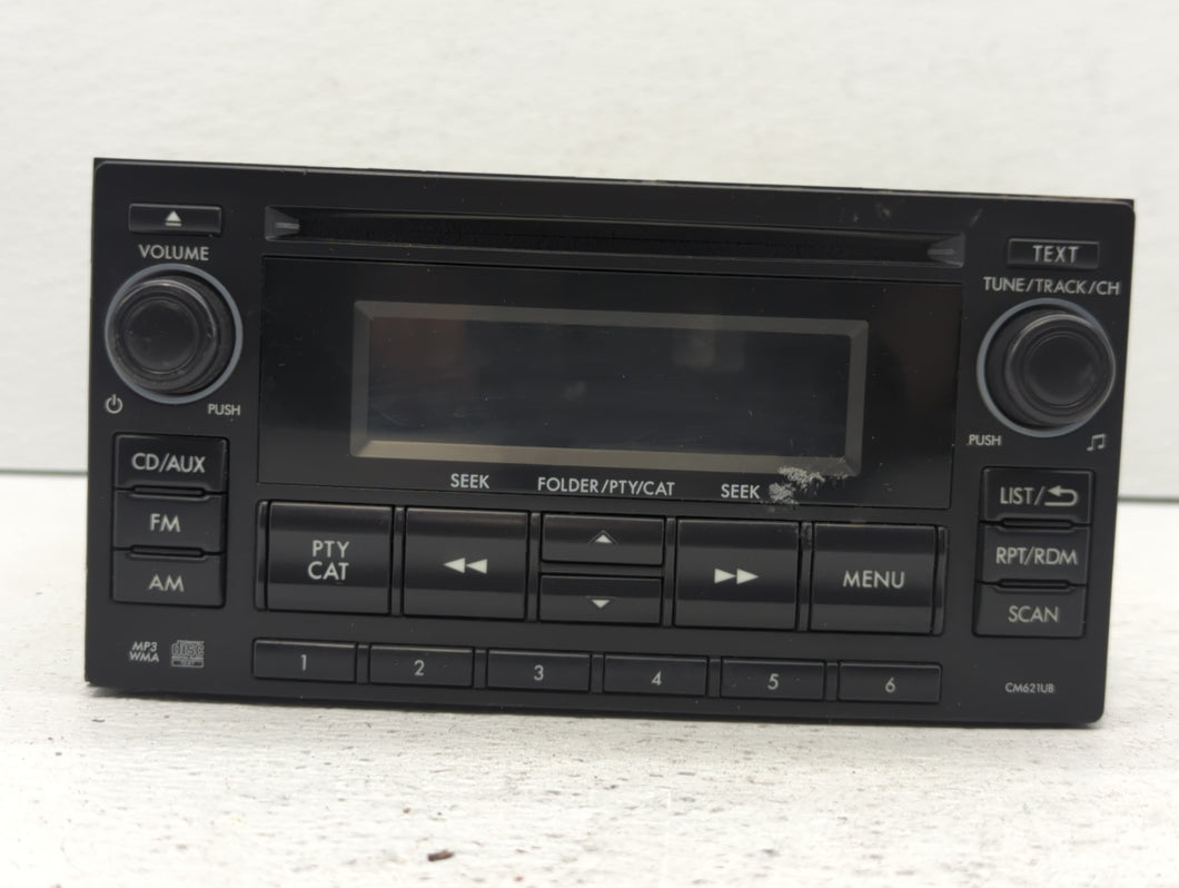 2012-2014 Subaru Impreza Radio AM FM Cd Player Receiver Replacement P/N:86201AJ61A 86201FJ600 Fits 2012 2013 2014 OEM Used Auto Parts