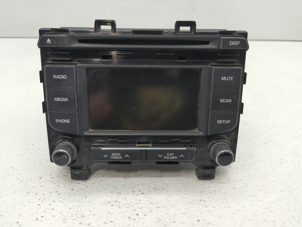 2015-2017 Hyundai Sonata Radio AM FM Cd Player Receiver Replacement P/N:96180-C21004X Fits 2015 2016 2017 OEM Used Auto Parts