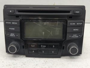 2012-2015 Hyundai Sonata Radio AM FM Cd Player Receiver Replacement P/N:96180-3Q6504X 96180-3Q700 Fits 2012 2013 2014 2015 OEM Used Auto Parts