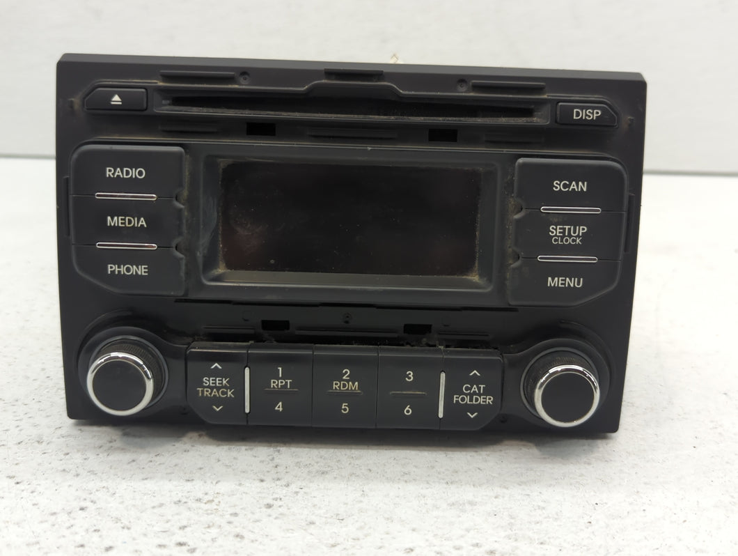 2012-2015 Kia Rio Radio AM FM Cd Player Receiver Replacement P/N:96170-1W950CA 96170-1W900CA Fits 2012 2013 2014 2015 OEM Used Auto Parts