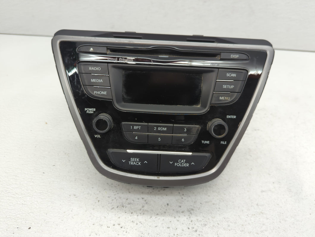 2013 Hyundai Elantra Radio AM FM Cd Player Receiver Replacement P/N:96170-3X135RA5 Fits OEM Used Auto Parts