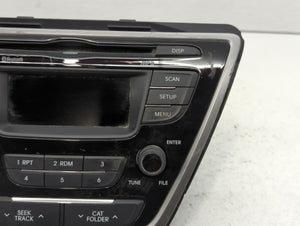 2013 Hyundai Elantra Radio AM FM Cd Player Receiver Replacement P/N:96170-3X135RA5 Fits OEM Used Auto Parts