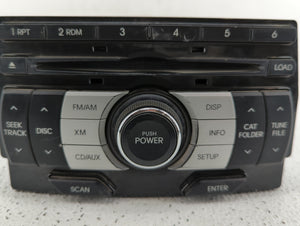 2009-2010 Hyundai Genesis Radio AM FM Cd Player Receiver Replacement P/N:96180-2M110 Fits 2009 2010 OEM Used Auto Parts