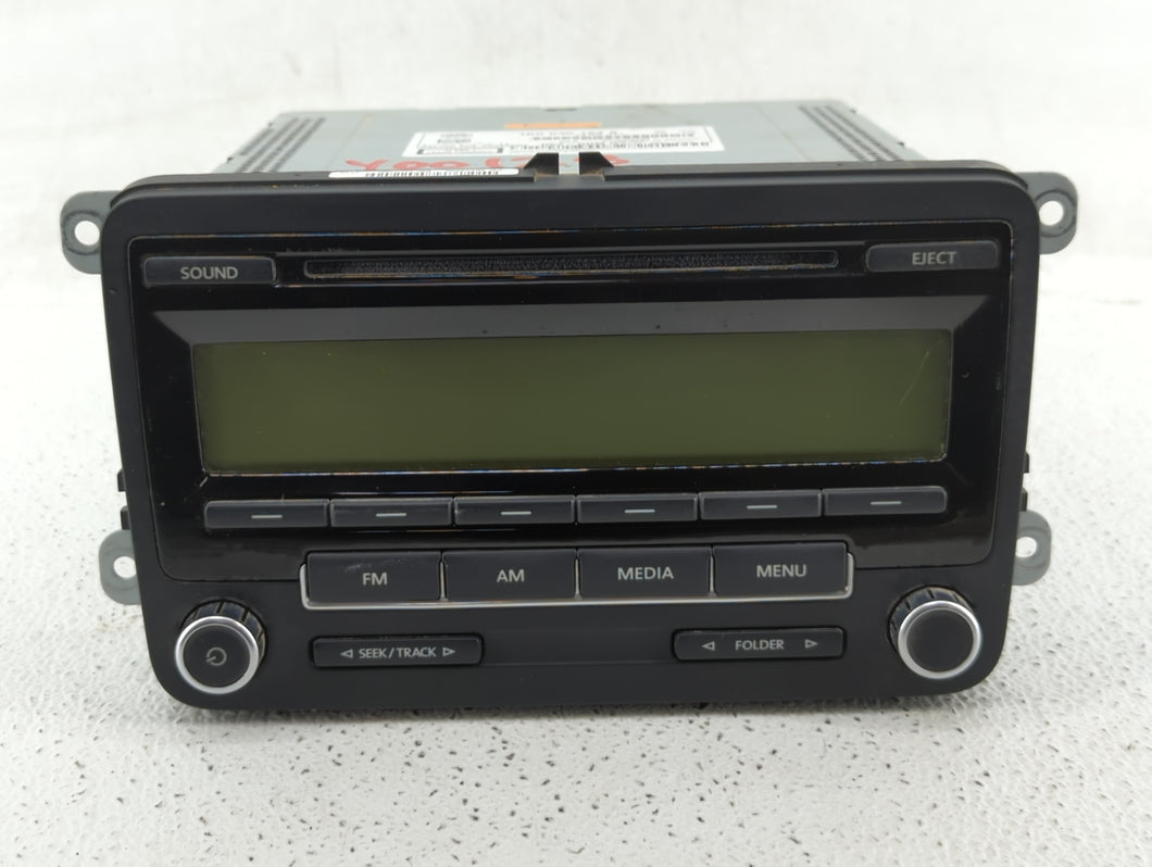 2011-2014 Volkswagen Jetta Radio AM FM Cd Player Receiver Replacement P/N:1K0 035 164 1K0 035 164 A Fits 2011 2012 2013 2014 OEM Used Auto Parts