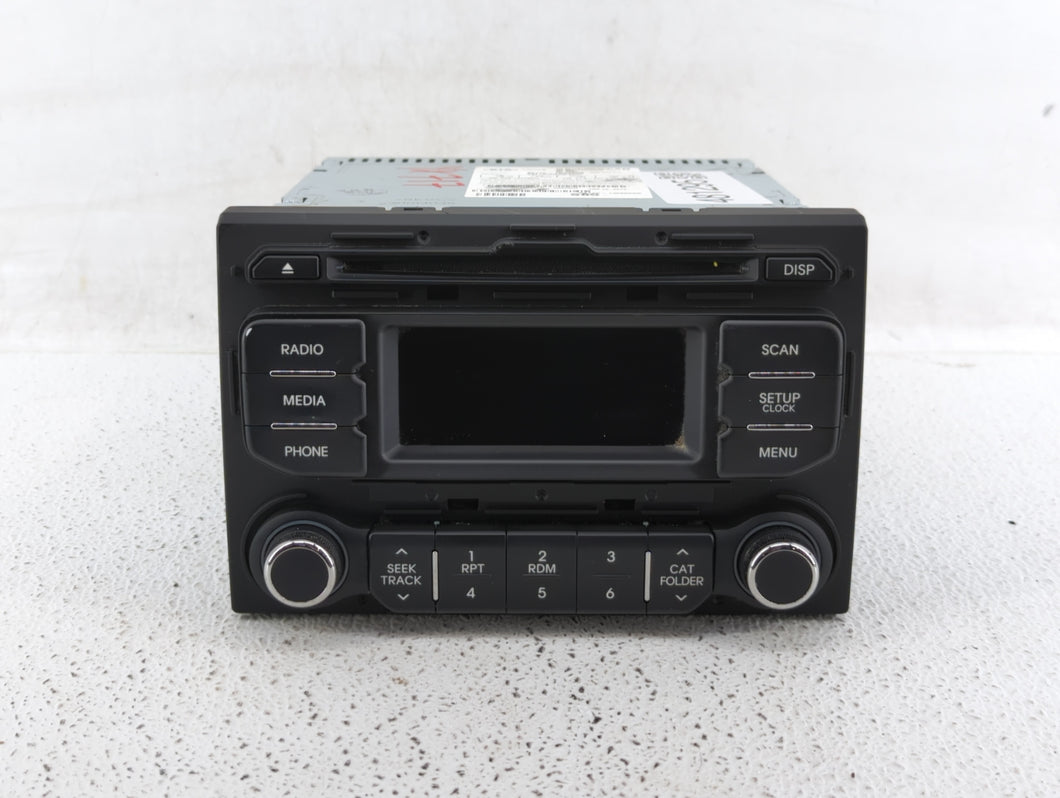 2012-2015 Kia Rio Radio AM FM Cd Player Receiver Replacement P/N:96170-1W855CA 96160-1W105CA Fits 2012 2013 2014 2015 OEM Used Auto Parts