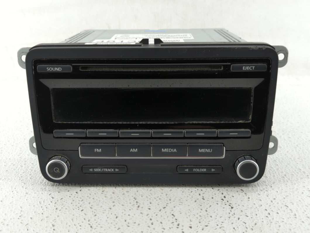 2011-2014 Volkswagen Jetta Radio AM FM Cd Player Receiver Replacement P/N:1K0 035 164 D 1K0 035 164 F Fits OEM Used Auto Parts