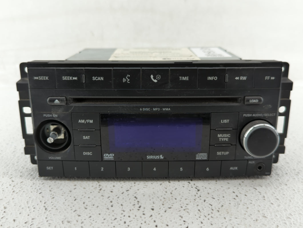 2009-2011 Volkswagen Routan Radio AM FM Cd Player Receiver Replacement P/N:05064930AC 05064931AC Fits 2009 2010 2011 OEM Used Auto Parts