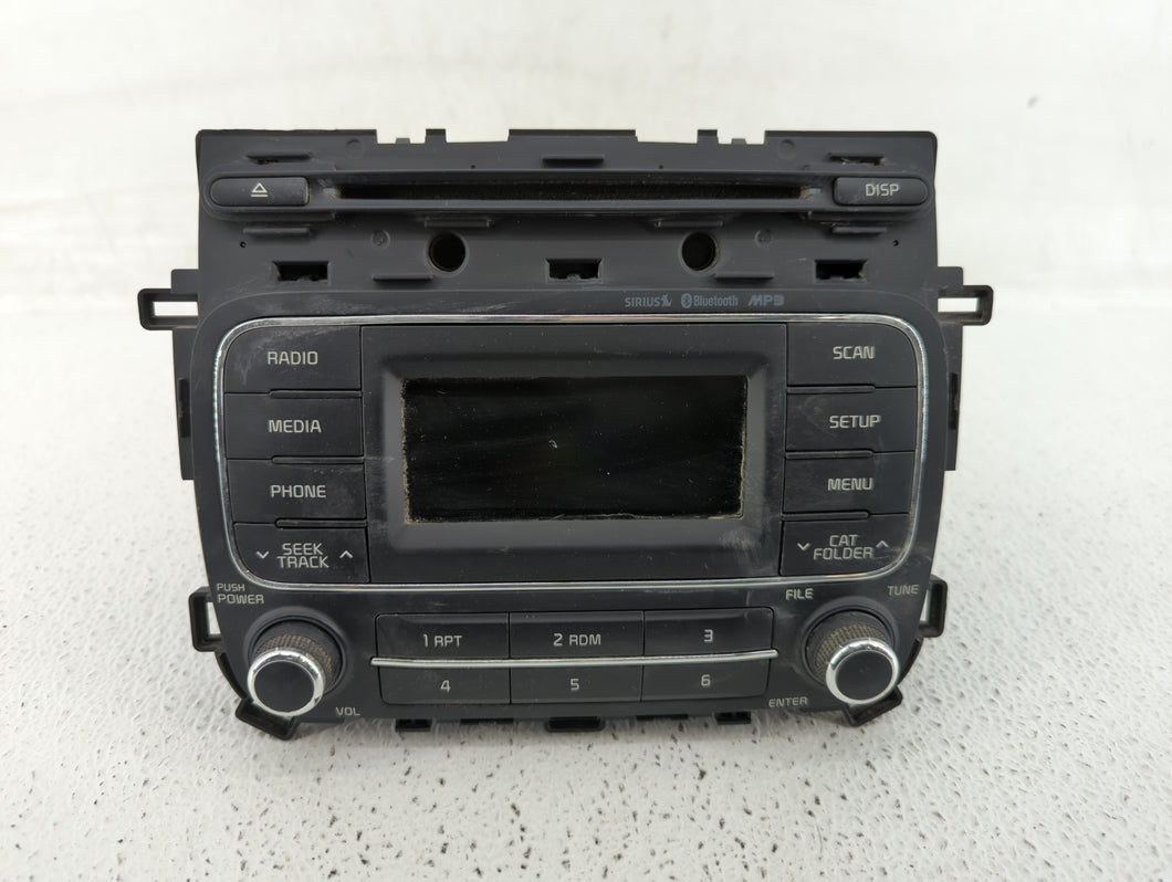 2014-2016 Kia Forte Radio AM FM Cd Player Receiver Replacement P/N:96170-A7151WK Fits 2014 2015 2016 OEM Used Auto Parts