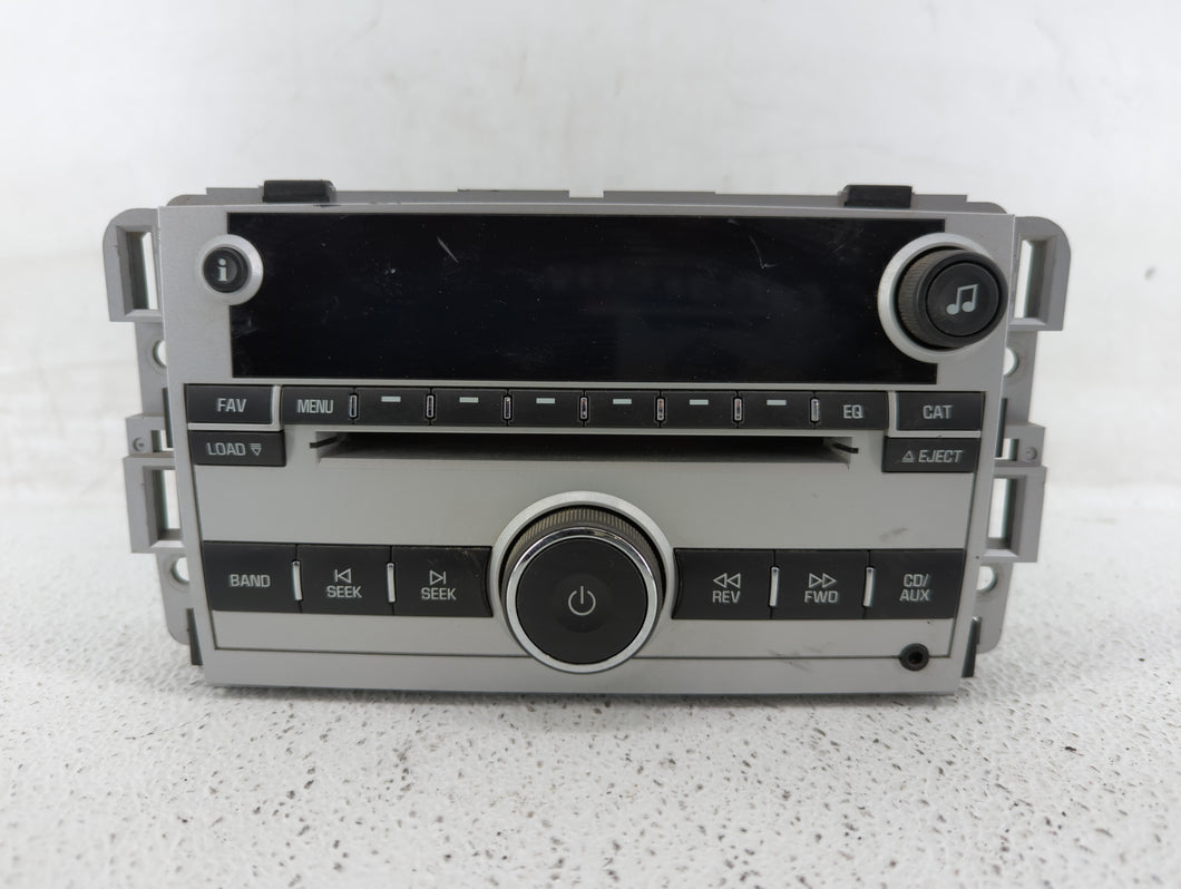 2008 Chevrolet Equinox Radio AM FM Cd Player Receiver Replacement P/N:25920405 25867996 Fits OEM Used Auto Parts