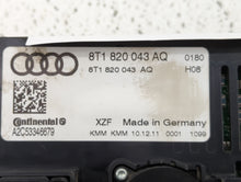 2009-2012 Audi A4 Climate Control Module Temperature AC/Heater Replacement P/N:8T1 820 043 AQ 8T1 820 043 AA Fits OEM Used Auto Parts