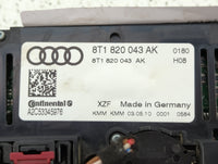 2008-2013 Audi S5 Climate Control Module Temperature AC/Heater Replacement P/N:8T1 820 043 AA 8T1 820 043 AK Fits OEM Used Auto Parts - Oemusedautoparts1.com