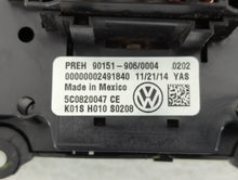 2015-2018 Volkswagen Jetta Climate Control Module Temperature AC/Heater Replacement P/N:5C0820047CE 5C0820047DA Fits OEM Used Auto Parts