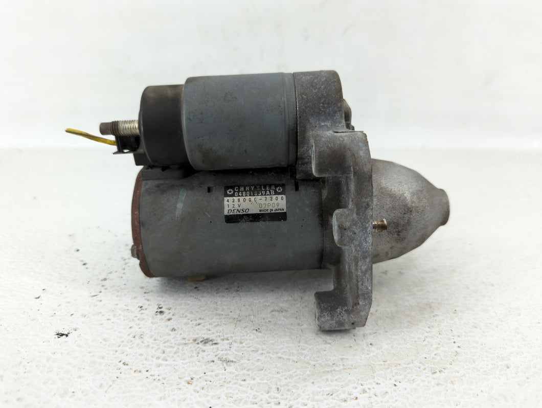 2013 Dodge Caravan Car Starter Motor Solenoid OEM P/N:04801839AB 04801839AC Fits 2011 2012 2014 2015 2016 2017 2018 2019 2020 2021 OEM Used Auto Parts