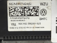 2017 Volkswagen Golf Climate Control Module Temperature AC/Heater Replacement P/N:5GM907426G 5GM907426E Fits OEM Used Auto Parts