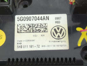 2015 Volkswagen Golf Climate Control Module Temperature AC/Heater Replacement P/N:5G0907044AN 5GM907044A Fits OEM Used Auto Parts