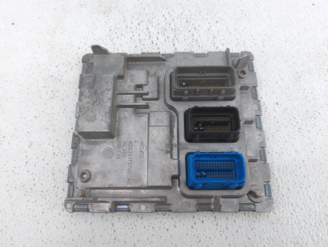 2018-2019 Chevrolet Malibu PCM Engine Computer ECU ECM PCU OEM P/N:12699666 12689129 Fits 2018 2019 OEM Used Auto Parts