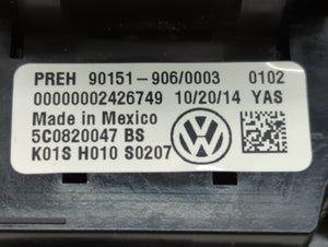 2015-2018 Volkswagen Jetta Climate Control Module Temperature AC/Heater Replacement P/N:5C0820047BS 5C0820047DA Fits OEM Used Auto Parts