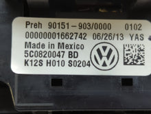2011-2014 Volkswagen Jetta Climate Control Module Temperature AC/Heater Replacement P/N:5C0820047BD 0466-35013 Fits OEM Used Auto Parts