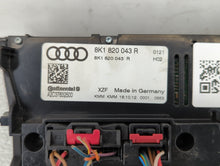 2013-2016 Audi A4 Climate Control Module Temperature AC/Heater Replacement P/N:8K1 820 043 T 8K1 820 043 AN Fits OEM Used Auto Parts
