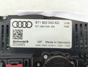 2009-2012 Audi A4 Climate Control Module Temperature AC/Heater Replacement P/N:8T1 820 043 AQ 8T1 820 043 AA Fits OEM Used Auto Parts