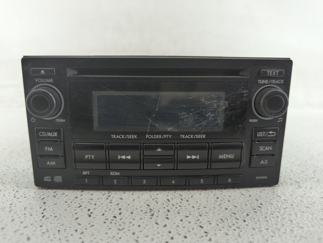 2015 Subaru Forester Radio AM FM Cd Player Receiver Replacement P/N:86201SG620 86201SG600 Fits OEM Used Auto Parts