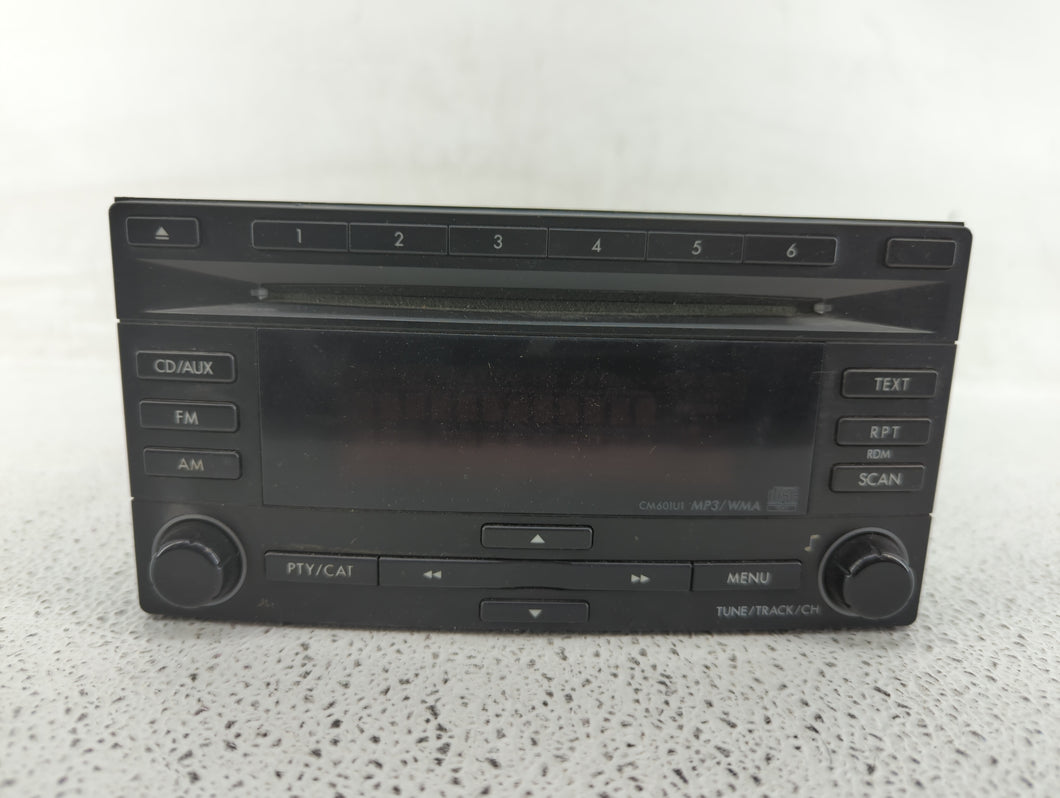 2012 Subaru Impreza Radio AM FM Cd Player Receiver Replacement P/N:86201FJ620 86201FJ600 Fits OEM Used Auto Parts