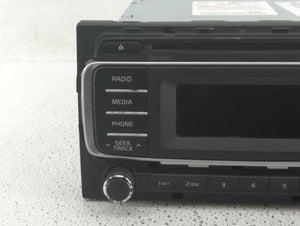 2016-2017 Kia Rio Radio AM FM Cd Player Receiver Replacement P/N:96170-1W960CA Fits 2016 2017 OEM Used Auto Parts