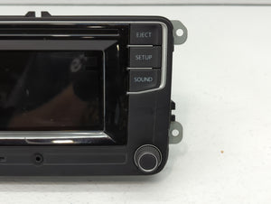 2016-2017 Volkswagen Jetta Radio AM FM Cd Player Receiver Replacement P/N:561 035 150 561 035 150 A Fits 2013 2014 2015 2016 2017 OEM Used Auto Parts