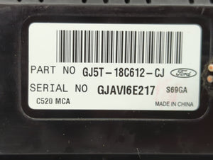 2018-2019 Ford Escape Climate Control Module Temperature AC/Heater Replacement P/N:GJ5T-18C612-CH GJ5T-18C612-CJ Fits 2018 2019 OEM Used Auto Parts