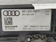 2013-2017 Audi Q5 Climate Control Module Temperature AC/Heater Replacement P/N:8K1 820 043 T 8K1 820 043 AQ Fits OEM Used Auto Parts