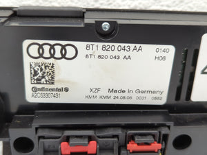 2009-2012 Audi A4 Climate Control Module Temperature AC/Heater Replacement P/N:8T1 820 043 AQ Fits 2008 2009 2010 2011 2012 OEM Used Auto Parts