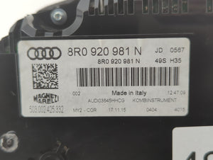 2013-2017 Audi Q5 Instrument Cluster Speedometer Gauges P/N:8R0 920 981 N Fits 2013 2014 2015 2016 2017 OEM Used Auto Parts