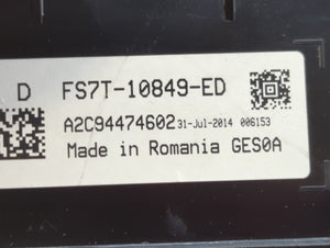 2014-2015 Ford Fusion Instrument Cluster Speedometer Gauges P/N:FS7T-10849-EC ES7T-10849-EC Fits 2014 2015 OEM Used Auto Parts