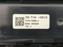 2018-2020 Honda Accord Fusebox Fuse Box Panel Relay Module P/N:30-TVA-A010 30-TVA-A011 Fits 2018 2019 2020 OEM Used Auto Parts