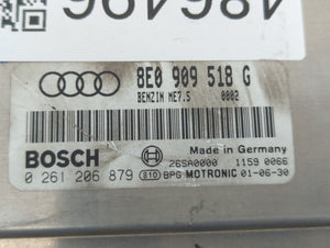 2002 Audi A4 PCM Engine Computer ECU ECM PCU OEM P/N:8E0 909 518 G Fits OEM Used Auto Parts