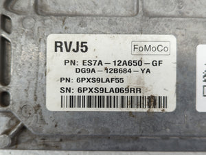 2014-2016 Ford Fusion PCM Engine Computer ECU ECM PCU OEM P/N:ES7A-12A650-JF ES7A-12A650-GF Fits 2014 2015 2016 OEM Used Auto Parts
