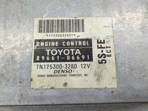 1999 Toyota Camry PCM Engine Computer ECU ECM PCU OEM P/N:89661-06691 89661-06671 Fits OEM Used Auto Parts
