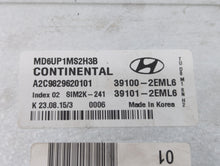2014-2016 Hyundai Elantra PCM Engine Computer ECU ECM PCU OEM P/N:39101-2EML6 39100-2EML6 Fits 2014 2015 2016 OEM Used Auto Parts